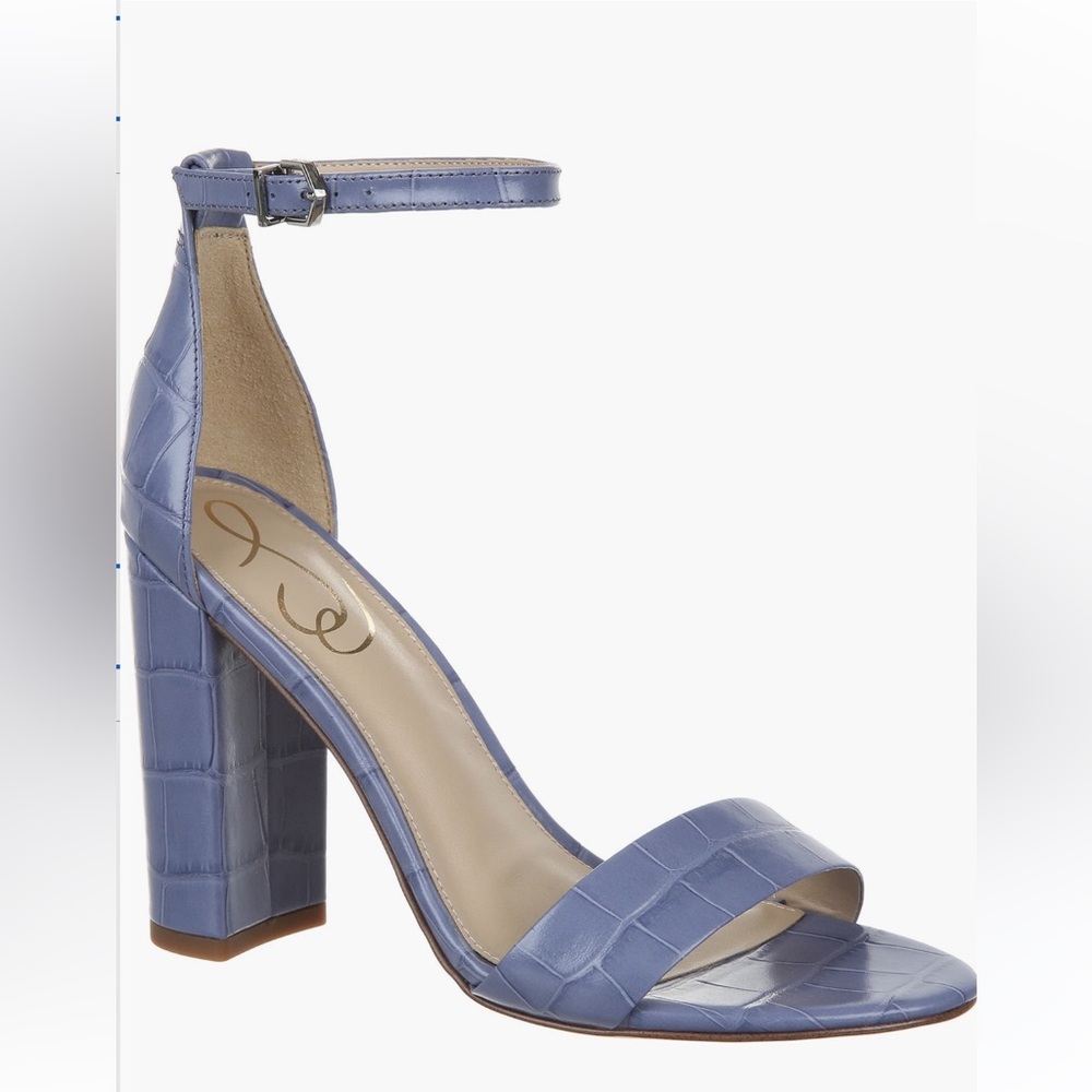 Brand New in box Yaro Violet Croc Heel 6